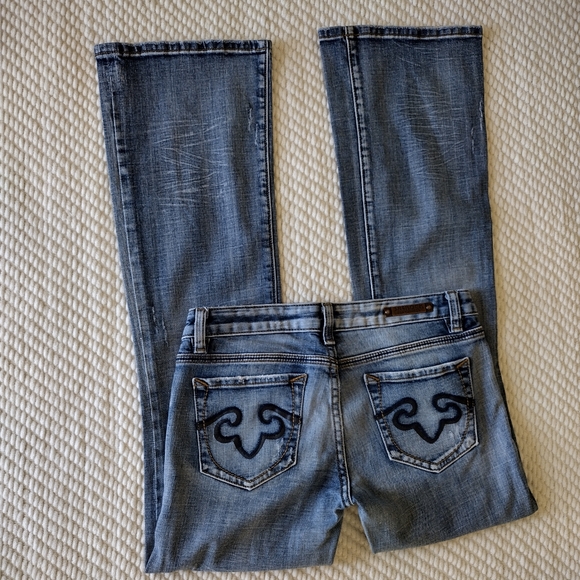 Express Lady Flare, Low rise Jeans - Picture 3 of 8